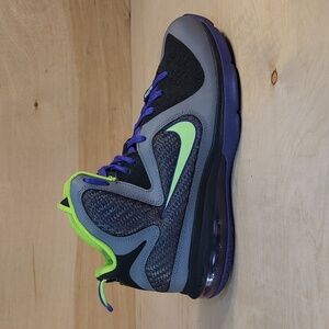 Nike LeBron 9 "Black Electric Green Court Purple" Shoes